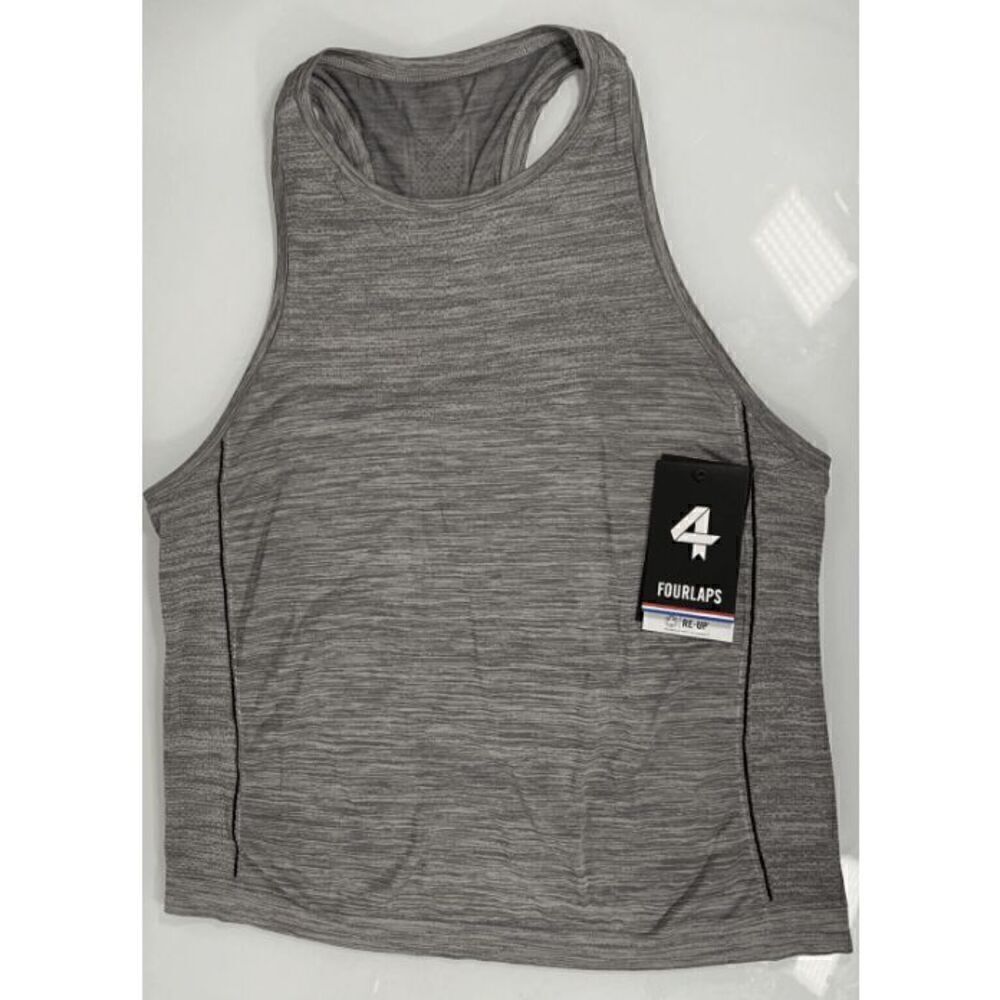 FourLaps NWT size XL Purpose Seamless Tank- Heather Grey
